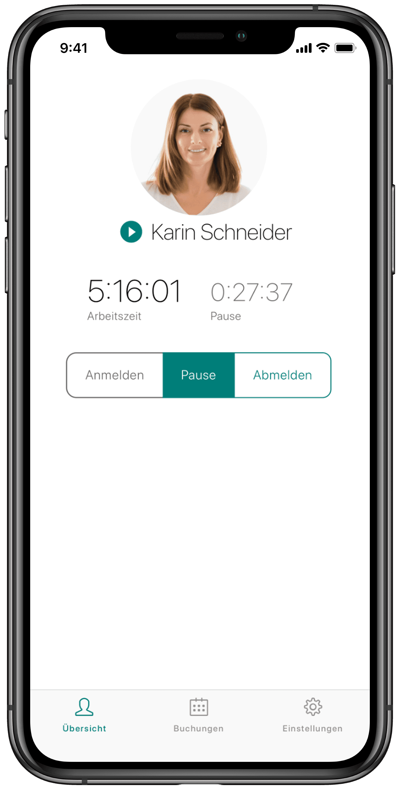 Mobile Arbeits- und Pausenzeiten